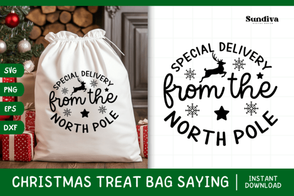 Christmas Treat Bag Quote SVG 3 Review for Real Embroidery Projects