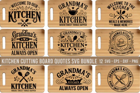 Kitchen Cutting Board Quote SVG Bundle Review for Real Projects